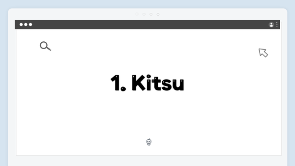 1. Kitsu