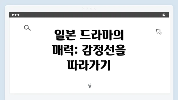 일본 드라마의 매력: 감정선을 따라가기