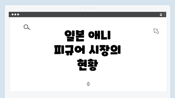 일본 애니 피규어 시장의 현황