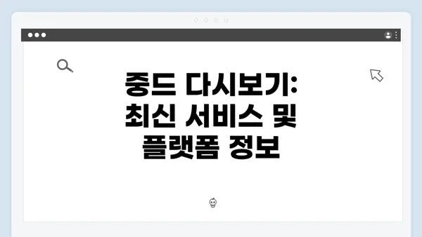 중드 다시보기: 최신 서비스 및 플랫폼 정보