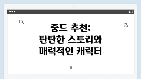 중드 추천: 탄탄한 스토리와 매력적인 캐릭터