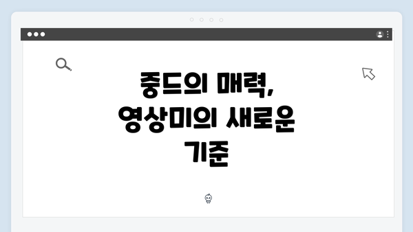 중드의 매력, 영상미의 새로운 기준