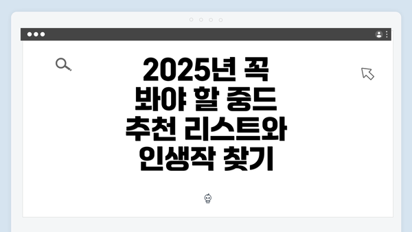 2025년 꼭 봐야 할 중드 추천 리스트와 인생작 찾기