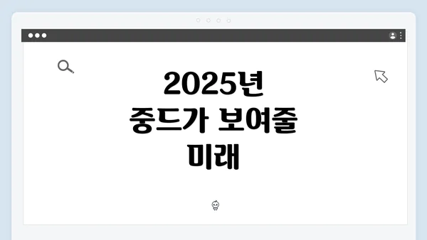 2025년 중드가 보여줄 미래
