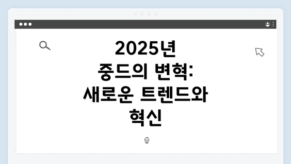 2025년 중드의 변혁: 새로운 트렌드와 혁신