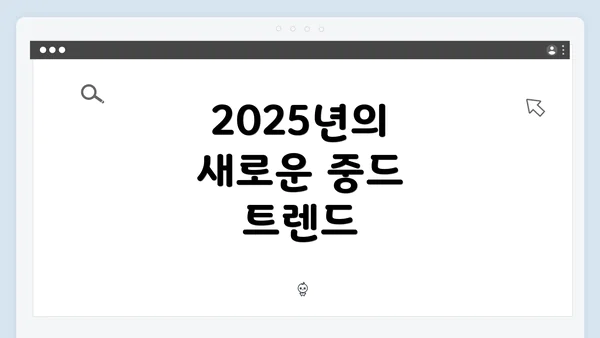 2025년의 새로운 중드 트렌드