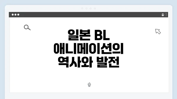 일본 BL 애니메이션의 역사와 발전