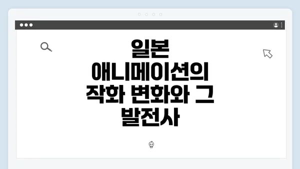 일본 애니메이션의 작화 변화와 그 발전사