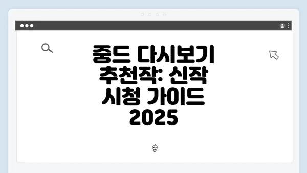 중드 다시보기 추천작: 신작 시청 가이드 2025