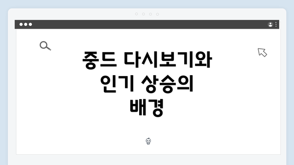 중드 다시보기와 인기 상승의 배경