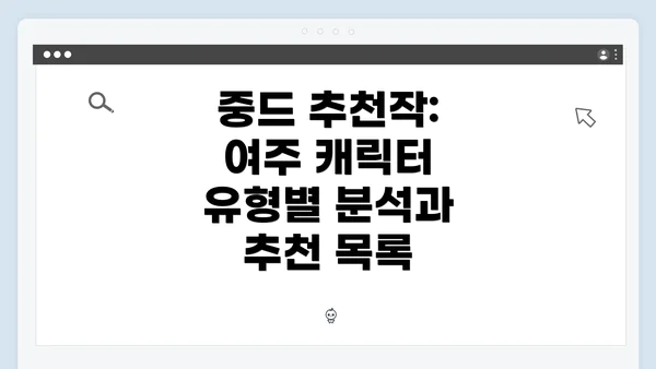 중드 추천작: 여주 캐릭터 유형별 분석과 추천 목록