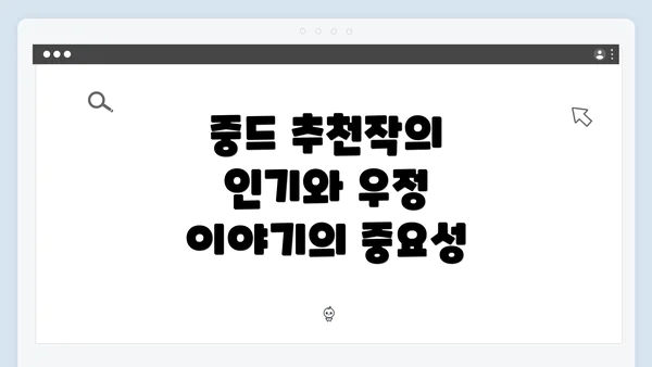 중드 추천작의 인기와 우정 이야기의 중요성
