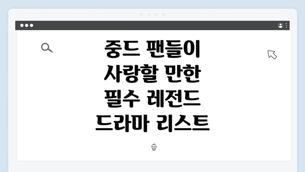 중드 팬들이 사랑할 만한 필수 레전드 드라마 리스트