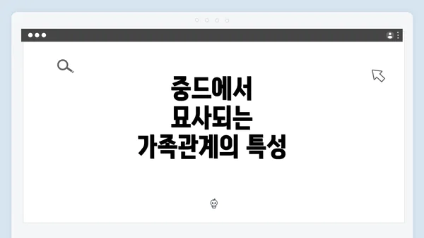 중드에서 묘사되는 가족관계의 특성