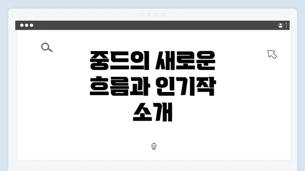 중드의 새로운 흐름과 인기작 소개