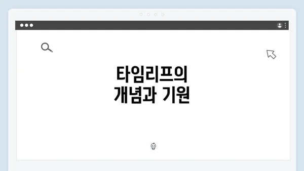 타임리프의 개념과 기원