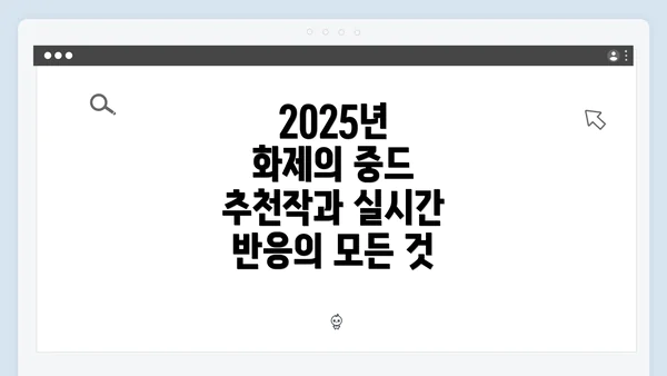 2025년 화제의 중드 추천작과 실시간 반응의 모든 것