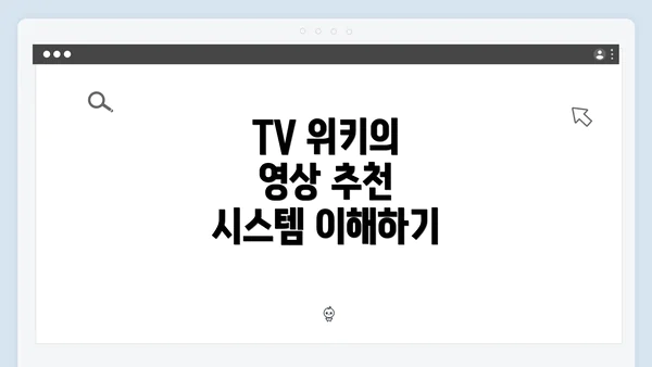 TV 위키의 영상 추천 시스템 이해하기
