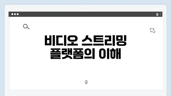 비디오 스트리밍 플랫폼의 이해