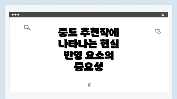 중드 추천작에 나타나는 현실 반영 요소의 중요성
