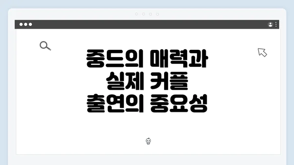 중드의 매력과 실제 커플 출연의 중요성
