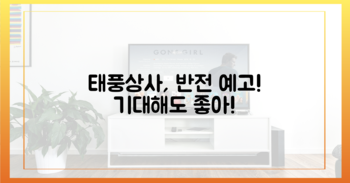 태풍상사의 반전을 기대하세요