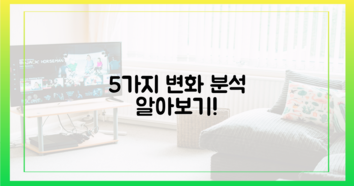 5가지 변화 분석