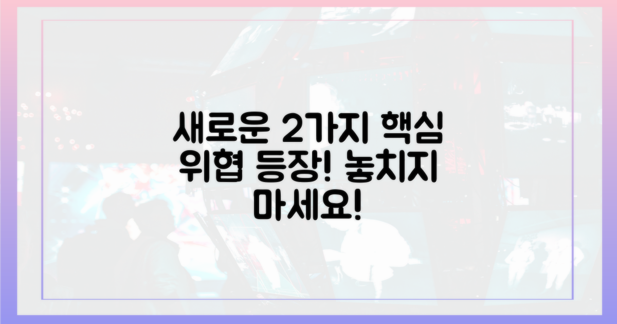 2가지 새로운 위협