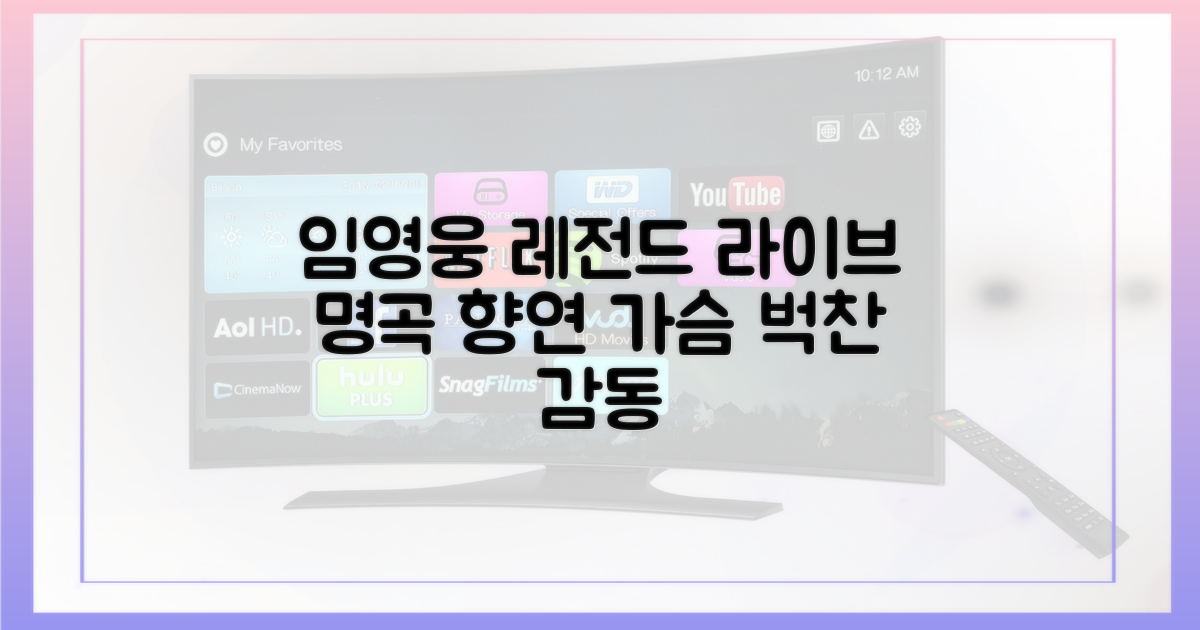 임영웅 라이브, 전곡의 감동