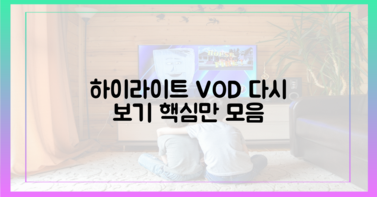 방송 하이라이트, 다시 보기