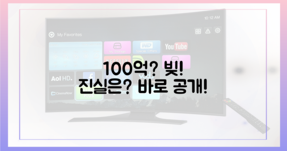빚 100억도 안 돼" 진실 파헤치기