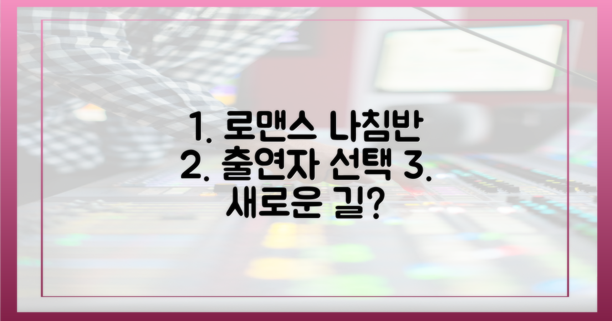 출연자 선택, 로맨스의 나침반