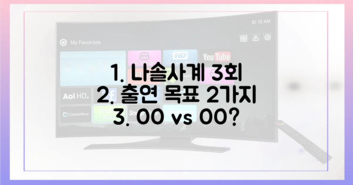 나솔사계' 3회 출연 목표 2가지