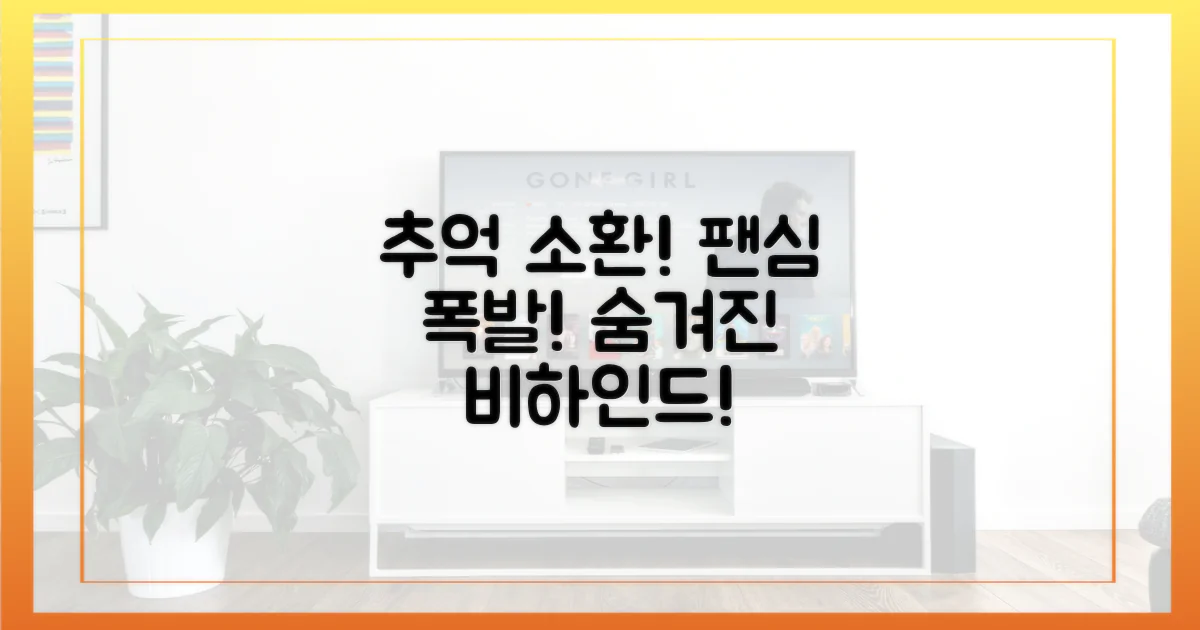 추억 소환, 팬심 자극하는 비하인드