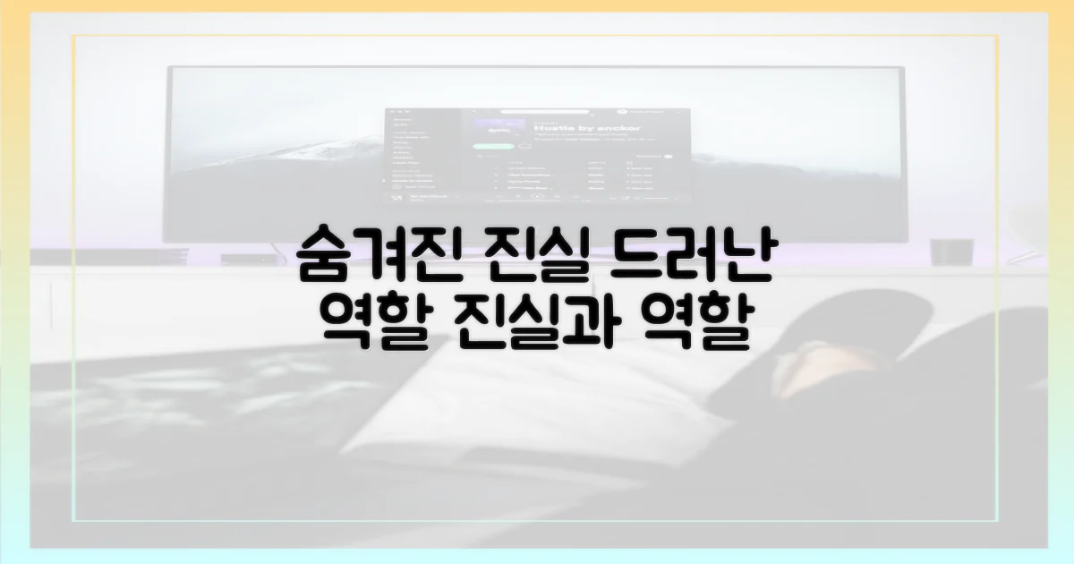 숨겨진 진실, 드러난 역할