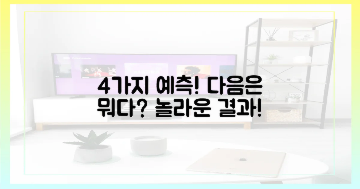 4가지 다음 화 예측