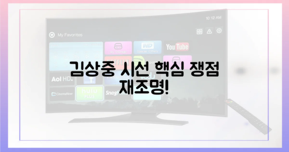 김상중 시선: 쟁점 재조명