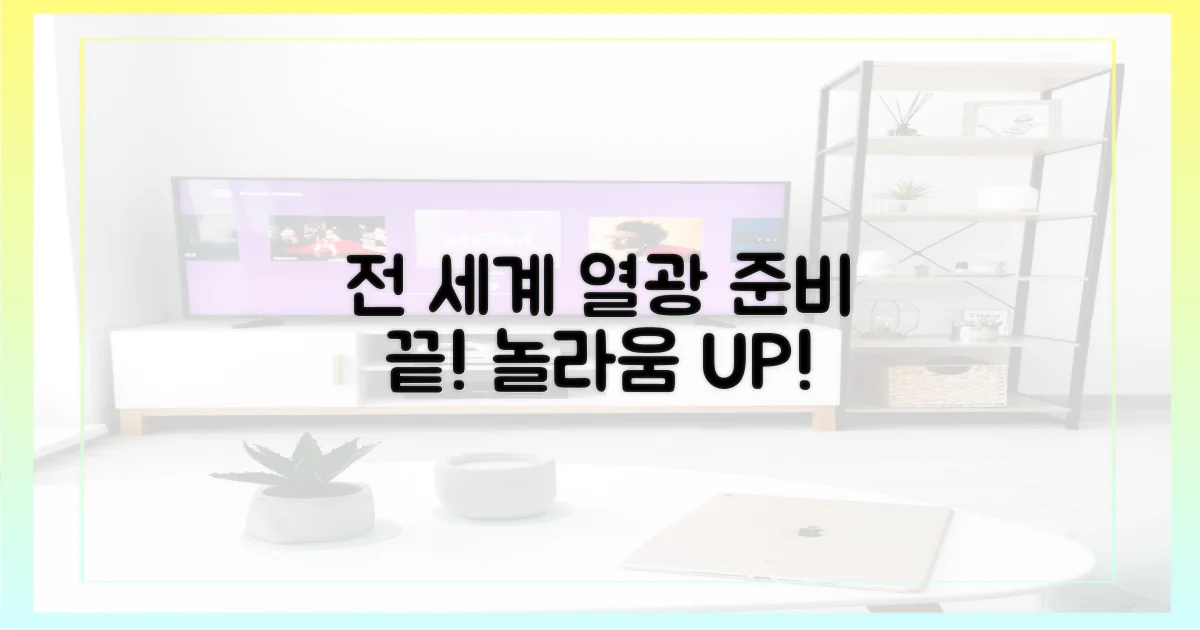 전 세계가 열광할 준비, 끝났어!