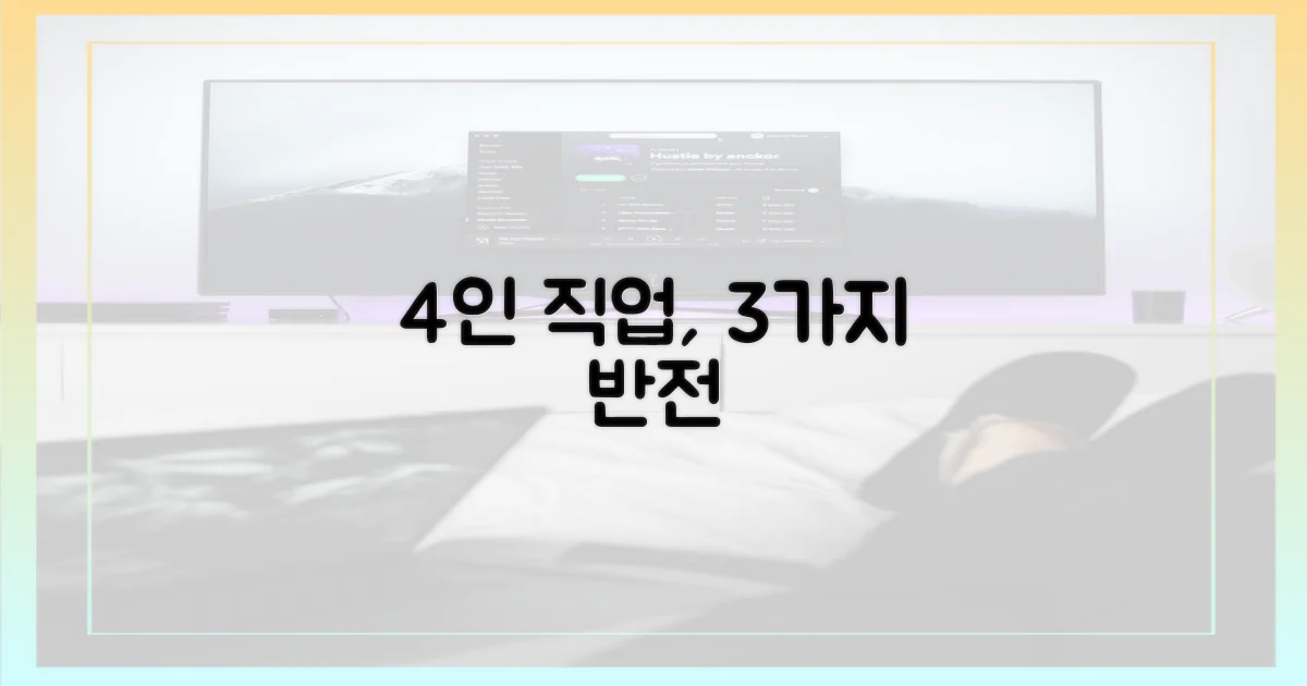 4인의 직업, 3가지 반전