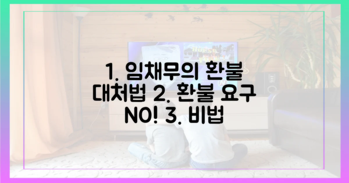 임채무가 공개하는 '환불 요구' 대처법