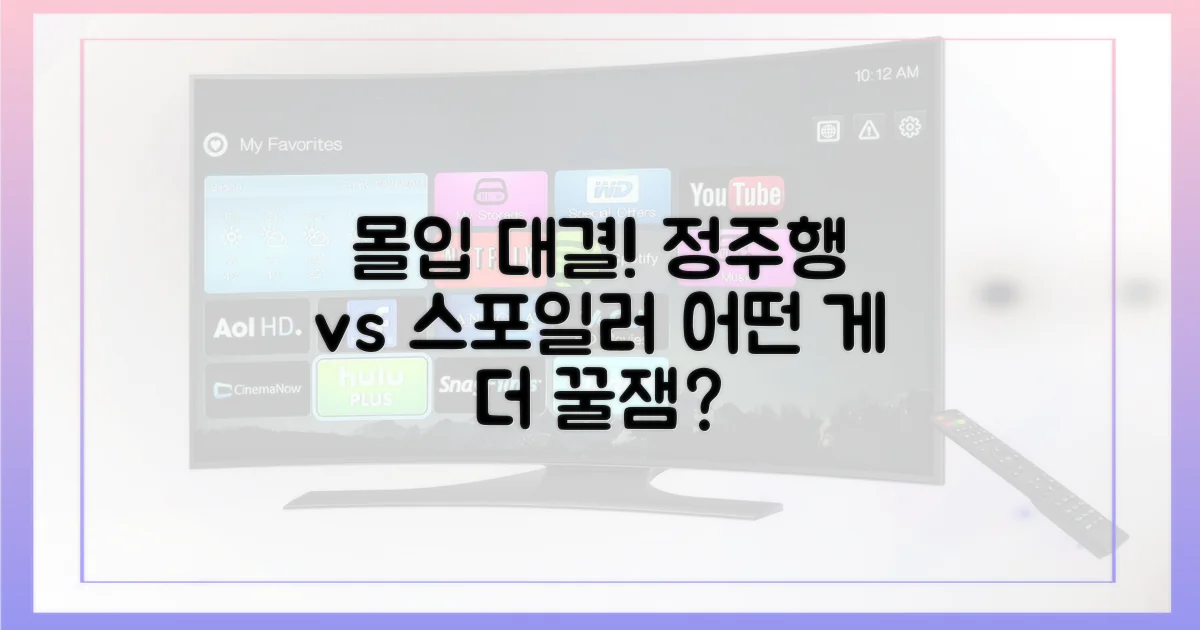 몰입도 비교: 정주행 vs 스포일러