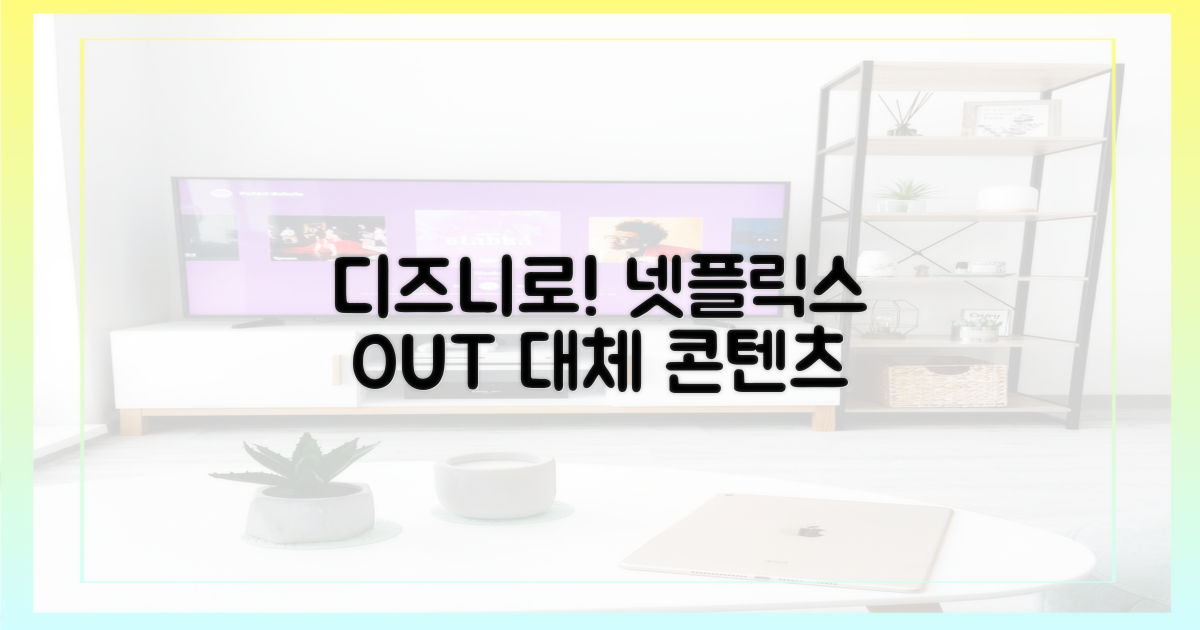 넷플릭스 대신 디즈니+로