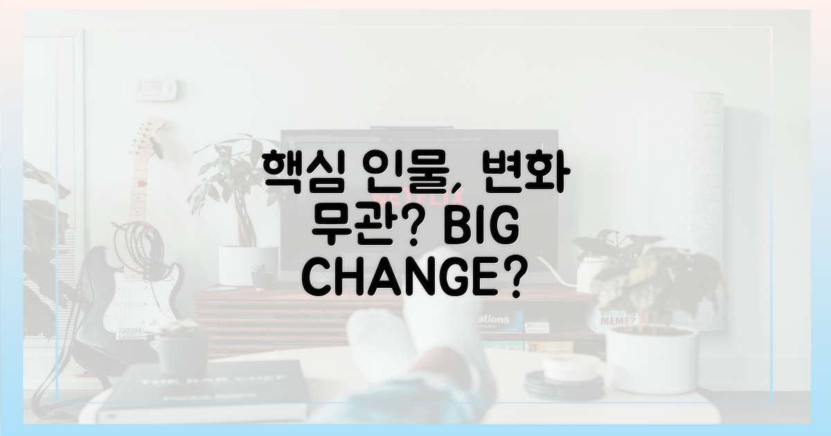 핵심 인물, 변화는 없을까?