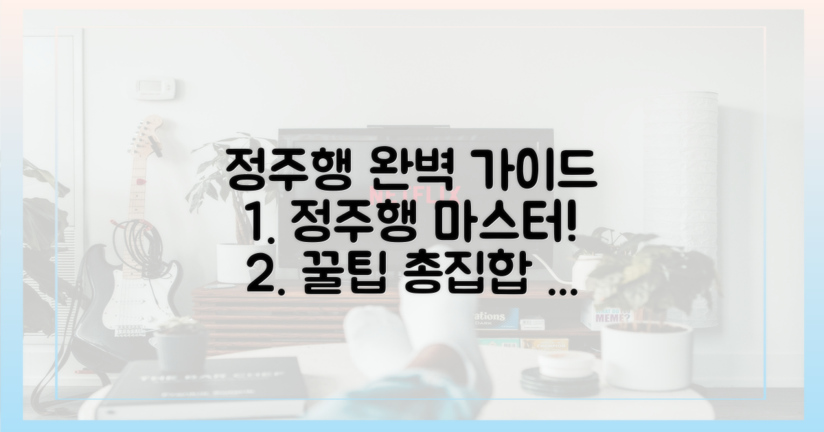 정주행 완벽 가이드