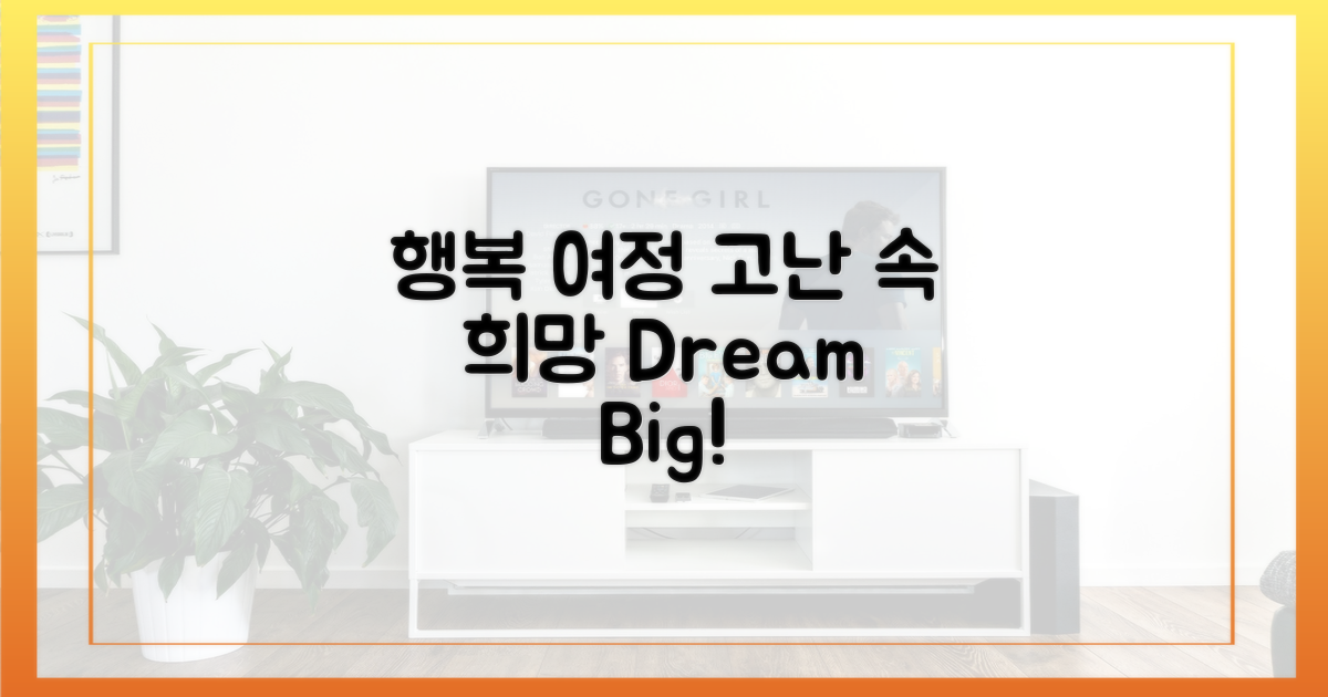 행복을 향한 여정, 고난과 희망