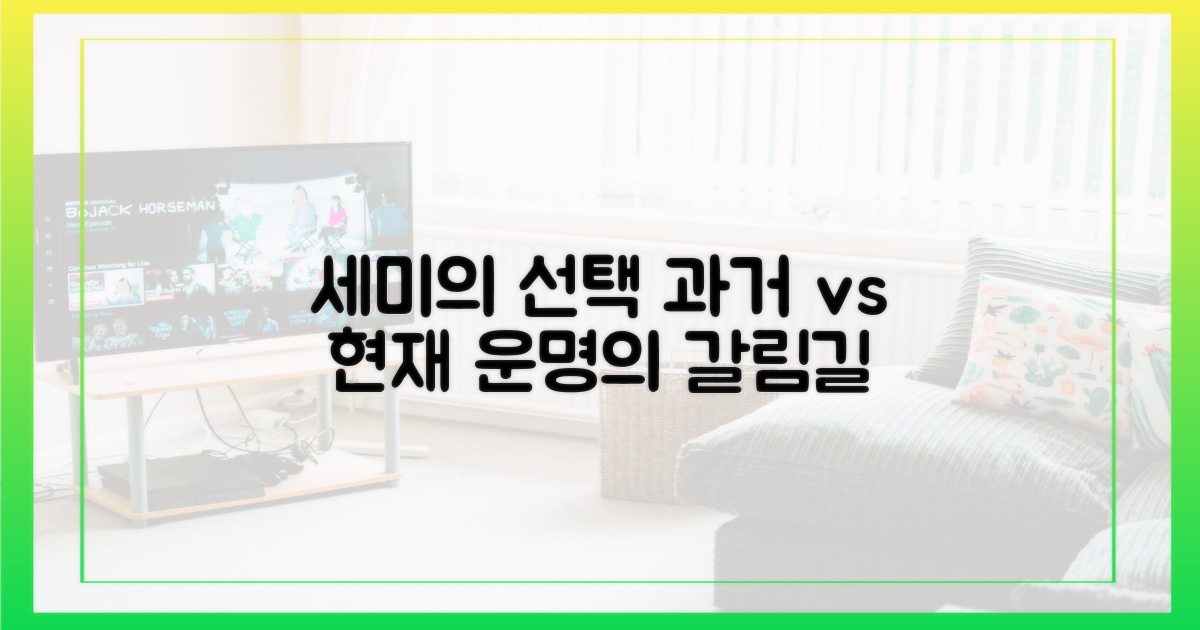 세미의 선택, 과거와 현재