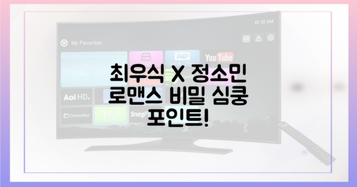 최우식, 정소민 로맨스 파헤치기