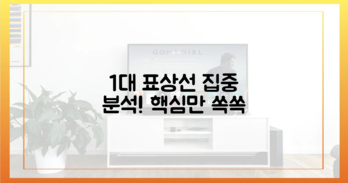 1대 표상선 집중