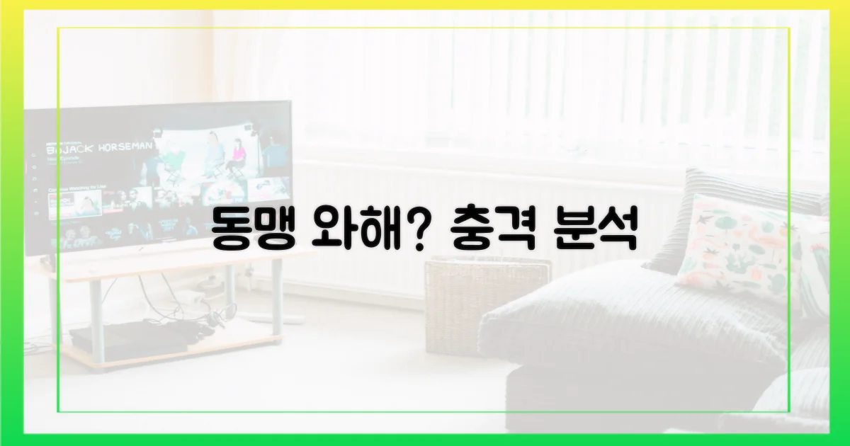 동맹은 깨질까?