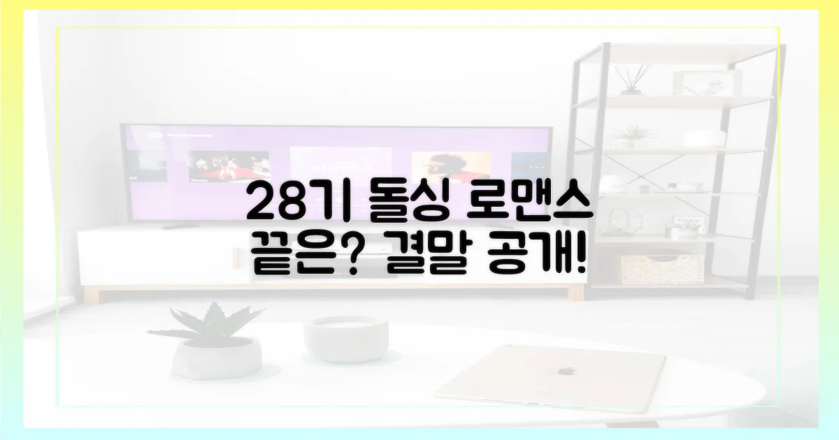 28기, 돌싱 로맨스의 결말은?
